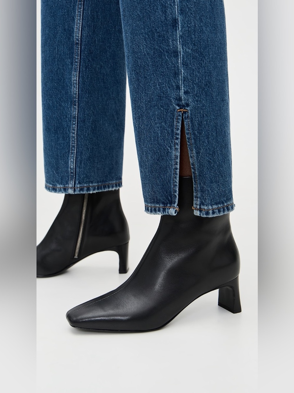rag & bone Avery Zip Boots Leather Black